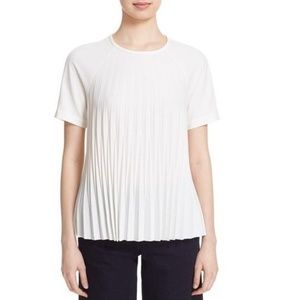 Kate Spade Pleated Crepe Blouse - L